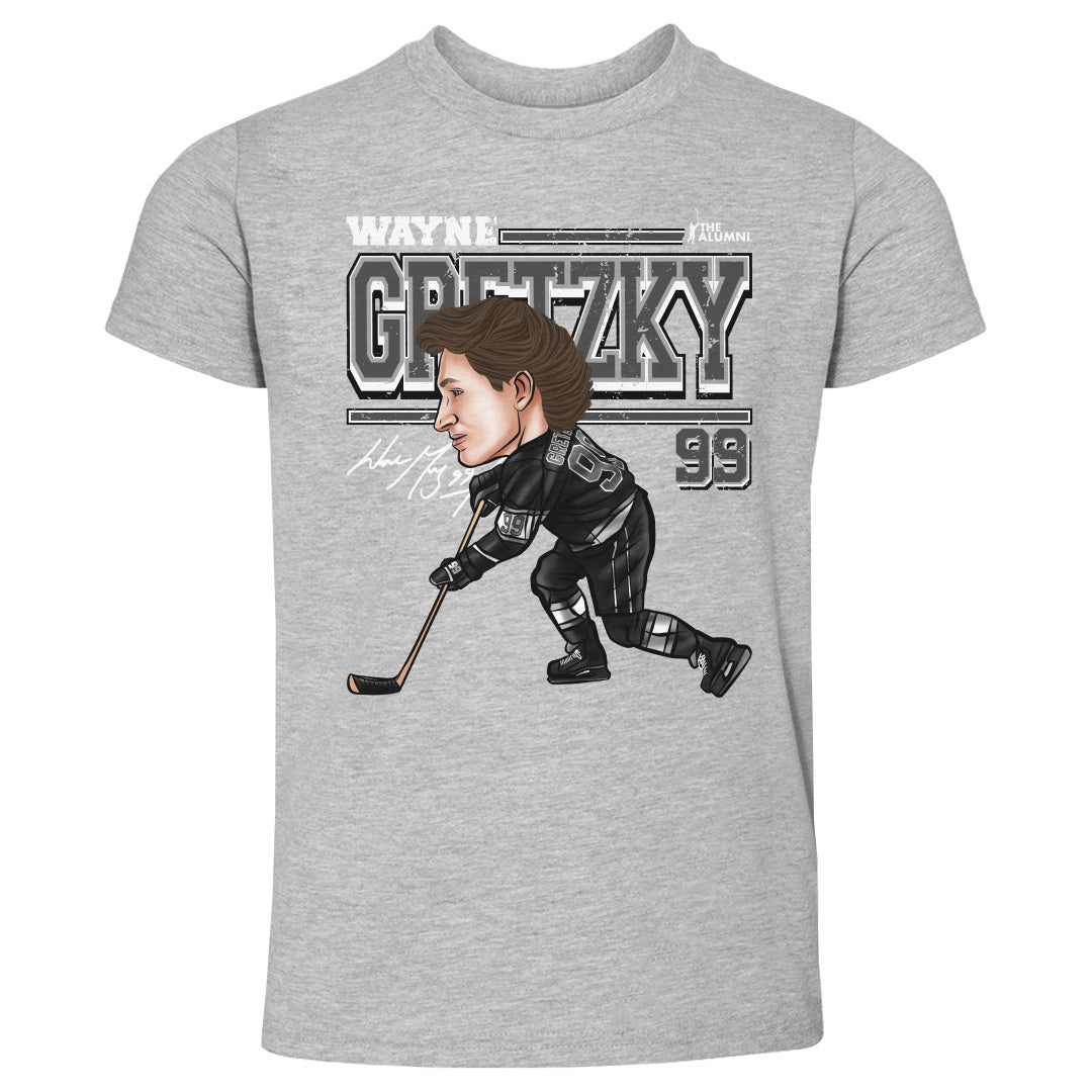 Wayne Gretzky Los Angeles Cartoon WHT
