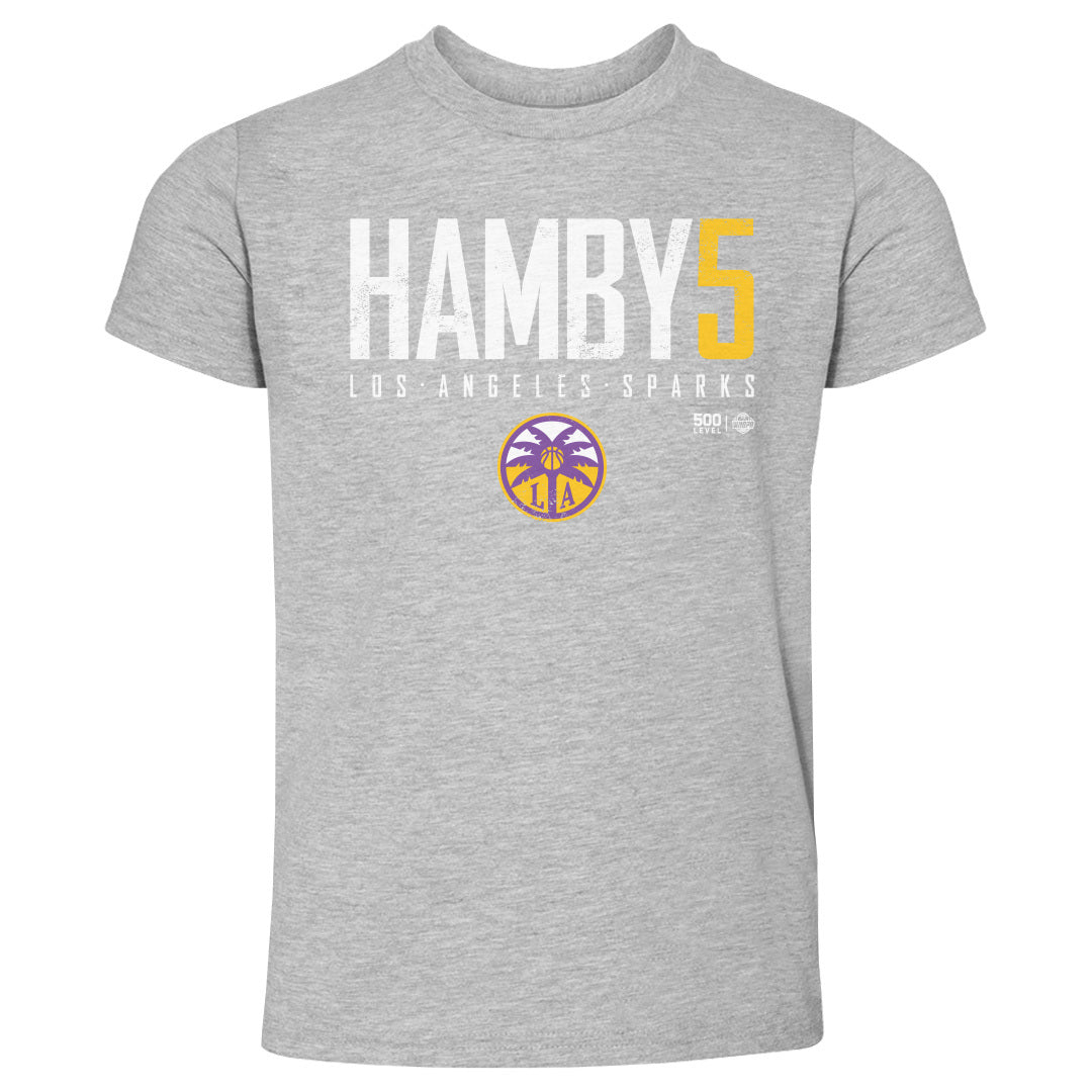 Dearica Hamby Los Angeles Sparks Elite WHT