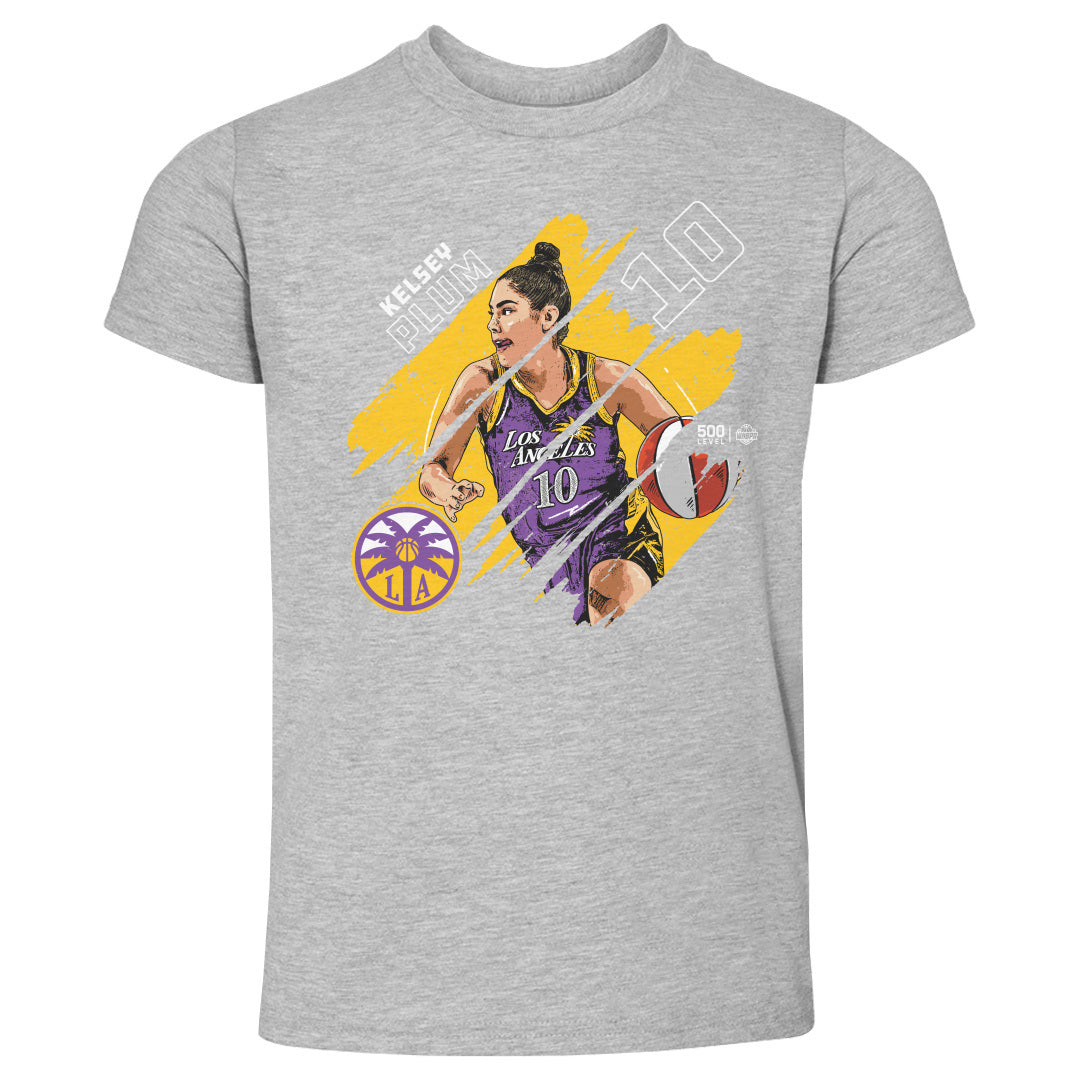 Kelsey Plum Los Angeles Sparks Stripes WHT