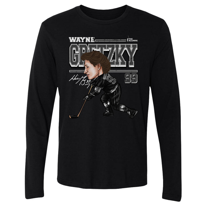 Wayne Gretzky Los Angeles Cartoon WHT