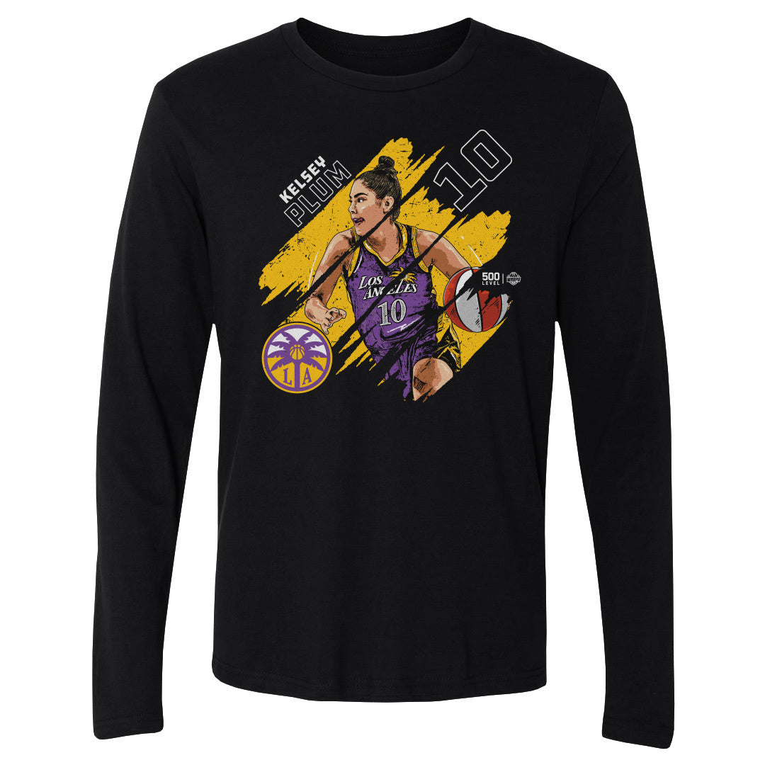 Kelsey Plum Los Angeles Sparks Stripes WHT