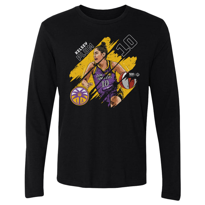 Kelsey Plum Los Angeles Sparks Stripes WHT