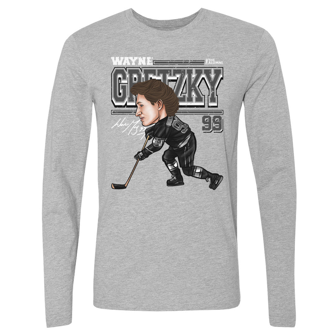 Wayne Gretzky Los Angeles Cartoon WHT