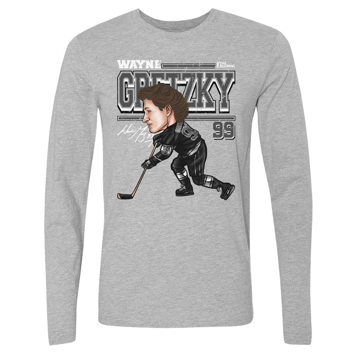 Wayne Gretzky Los Angeles Cartoon WHT