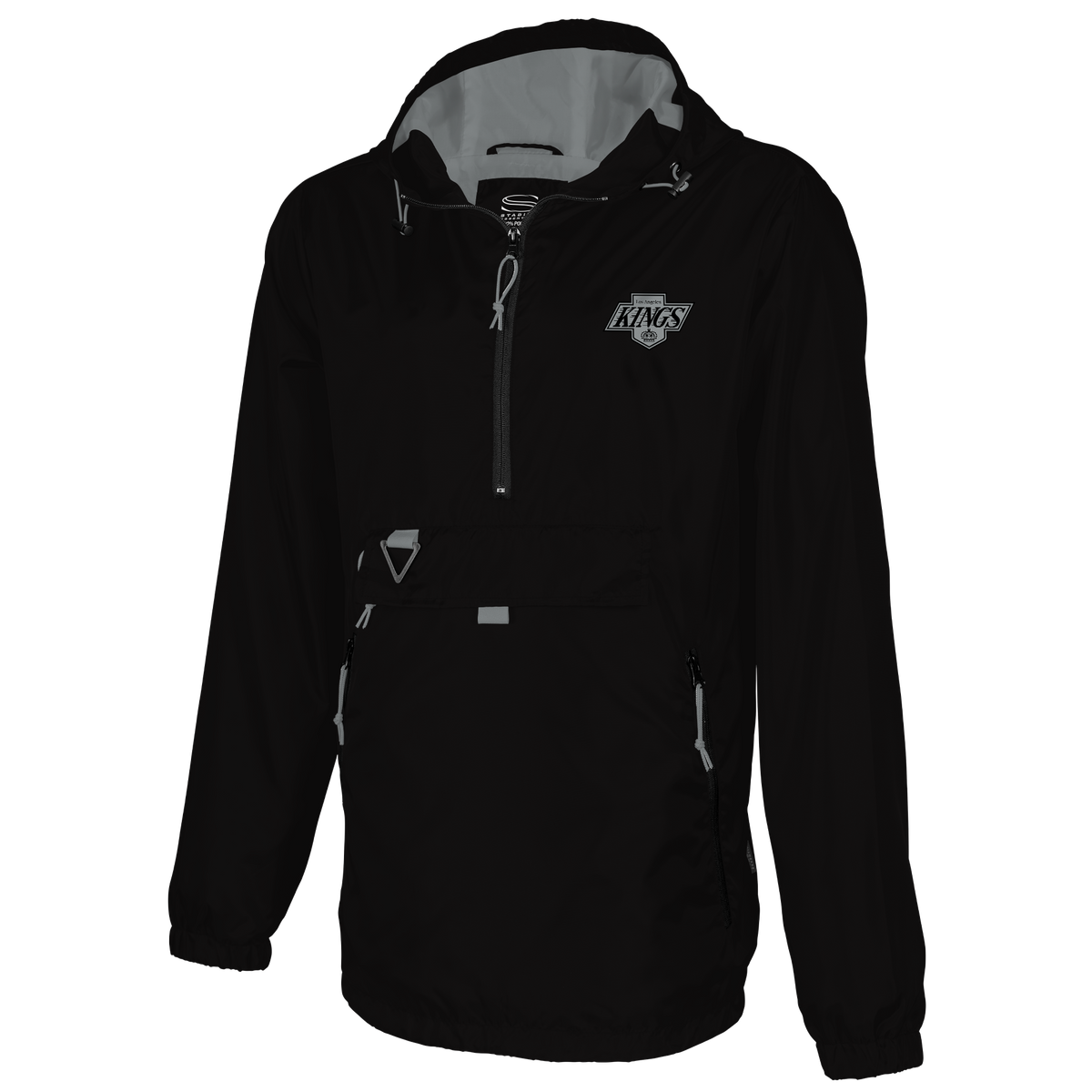 Kings Stadium Essentials NHL Compete Quarter Zip Black Jacket