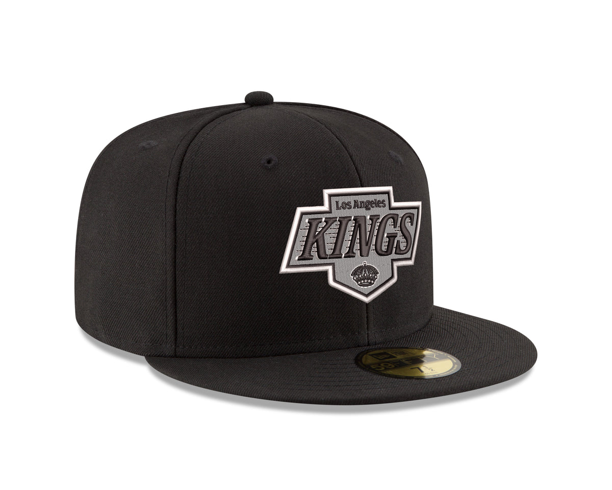 LA Kings New Era Black Primary 5950 Fitted Hat