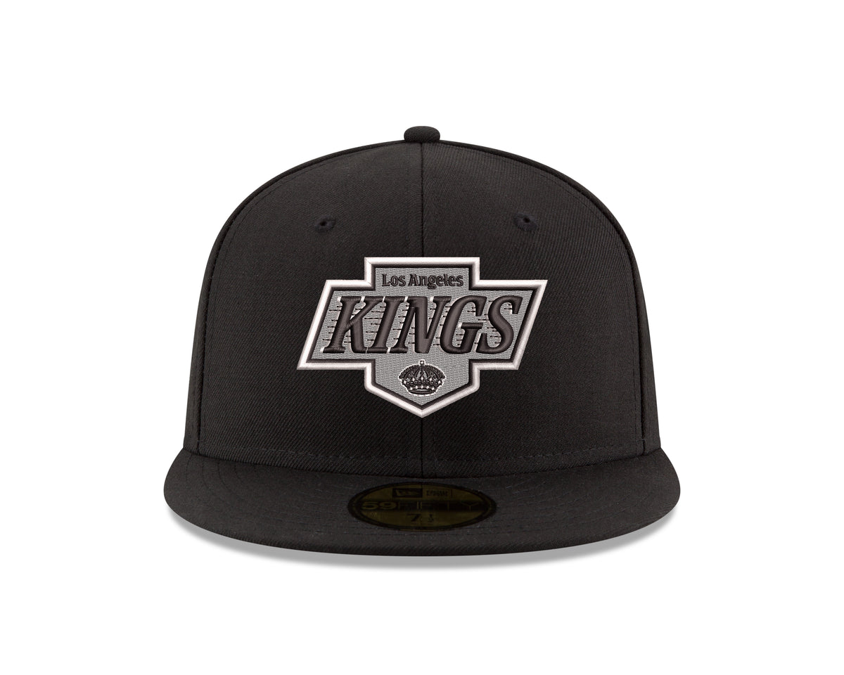 LA Kings New Era Black Primary 5950 Fitted Hat