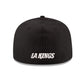 LA Kings New Era Black Primary 5950 Fitted Hat