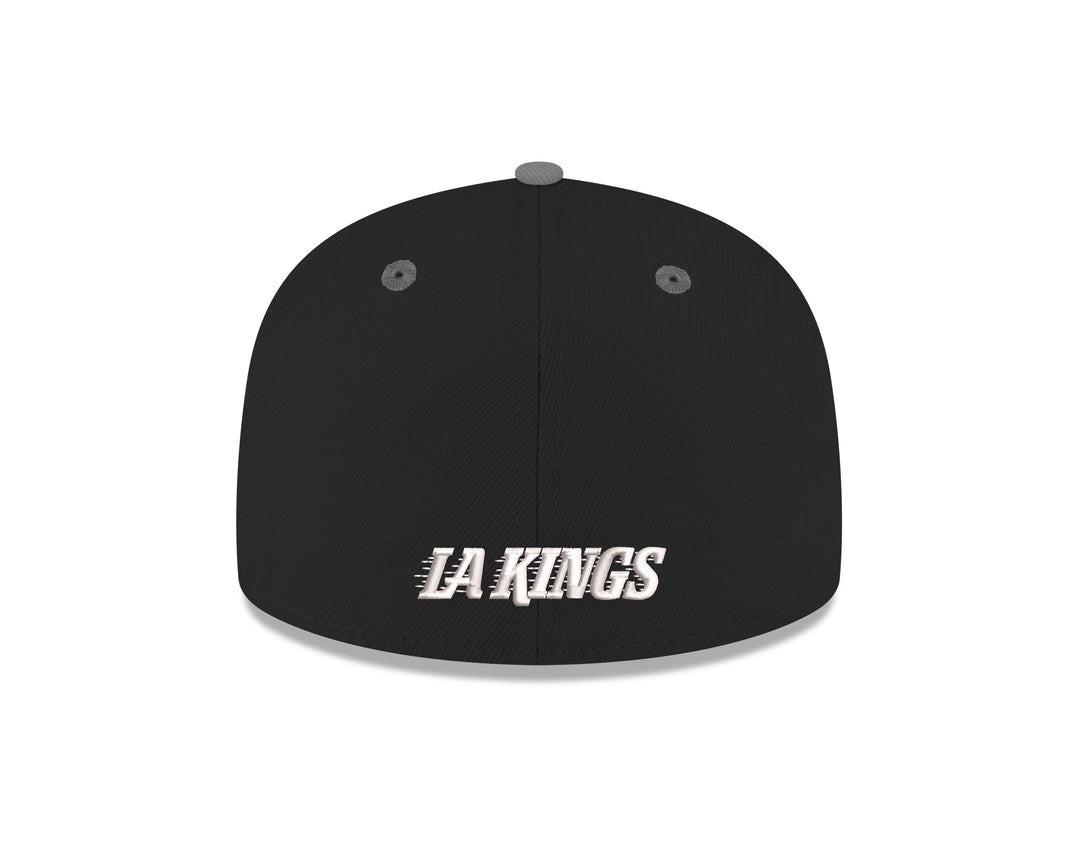 LA Kings New Era Two Tone Black Primary 5950 Fitted Hat
