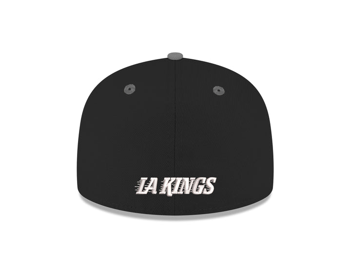 LA Kings New Era Two Tone Black Primary 5950 Fitted Hat