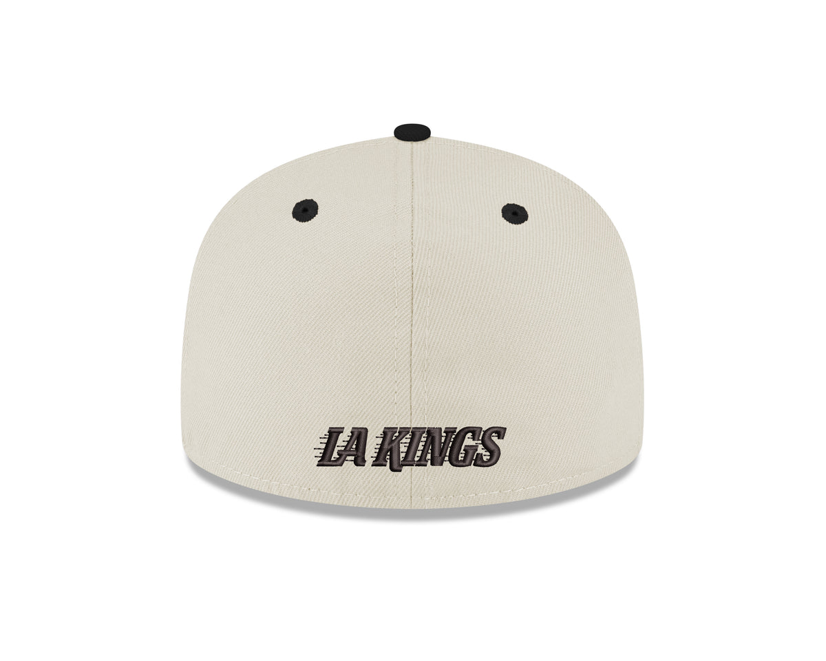 LA Kings New Era Two Tone Chrome Primary Logo 5950 Fitted Hat