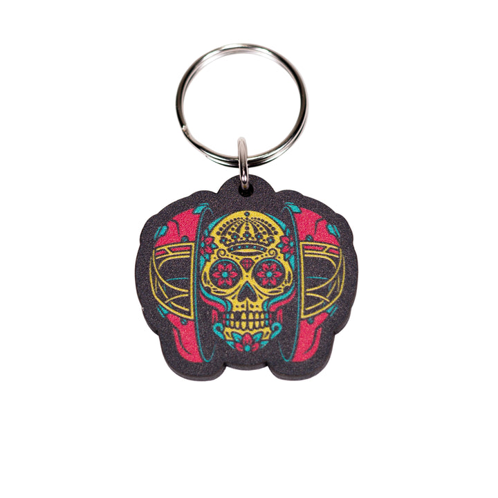 KINGS SKULL IN MASK DIA25 WOOD KC