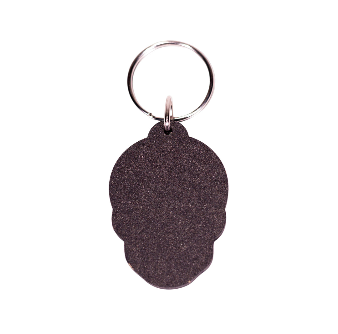 KINGS SKULL DIA25 WOOD KC