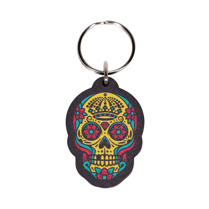 KINGS SKULL DIA25 WOOD KC