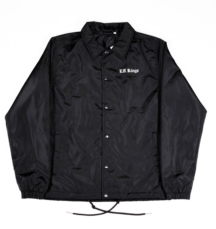 KINGS CHEST SCRIPT BADGE LOGO BACK COACHS JACKET