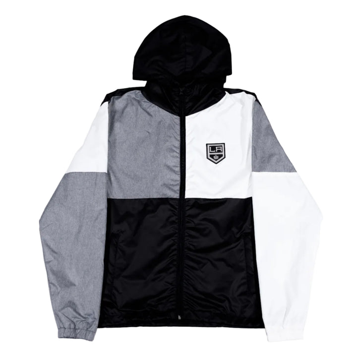 KINGS BADGE CHEST TRICOLOR BLOCK WIND JACKET