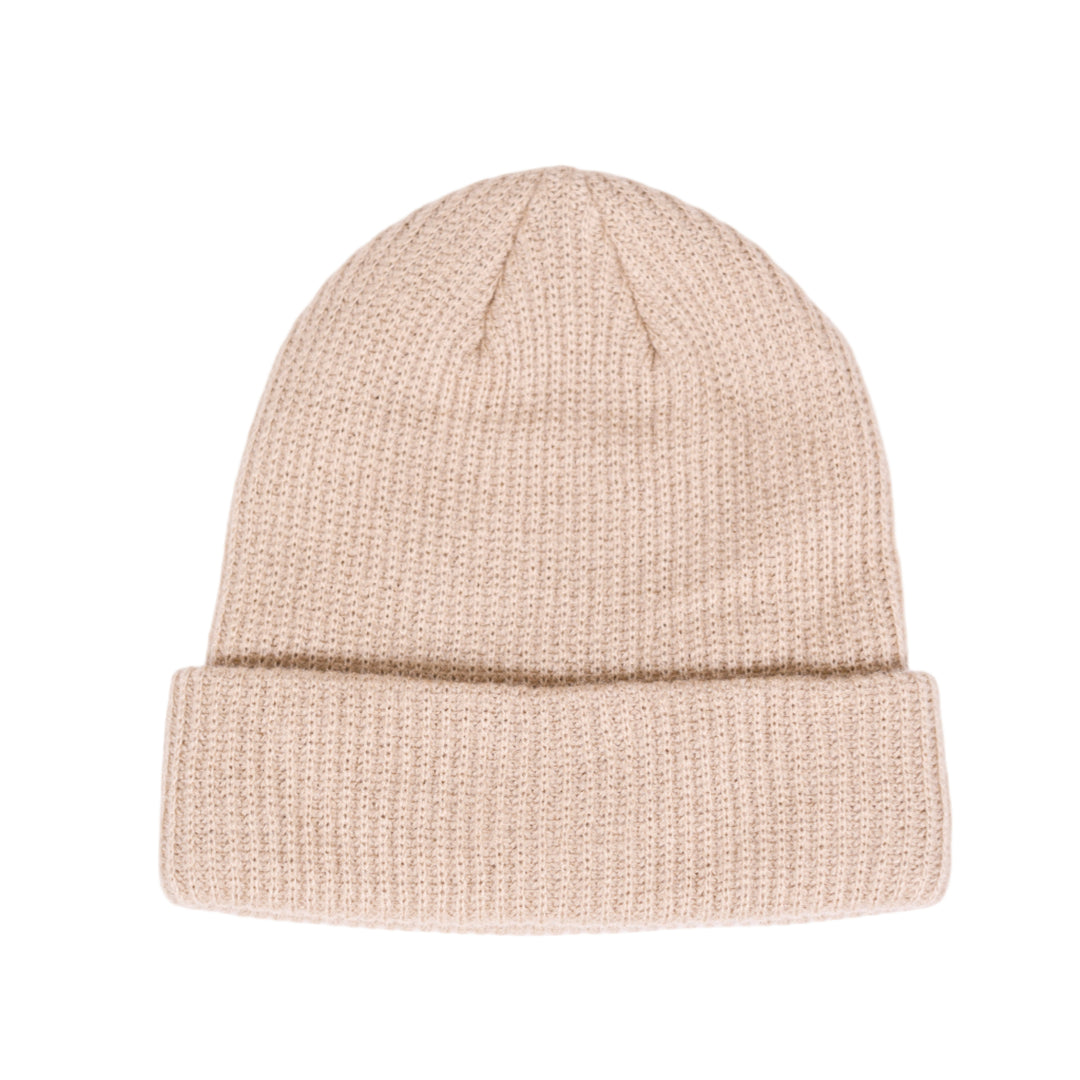 KINGS ARMY BEANIE SHIELD LOGO TAN