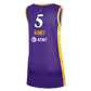 LA SPARKS DEARICA HAMBY NIKE PURPLE EXPLORER JERSEY