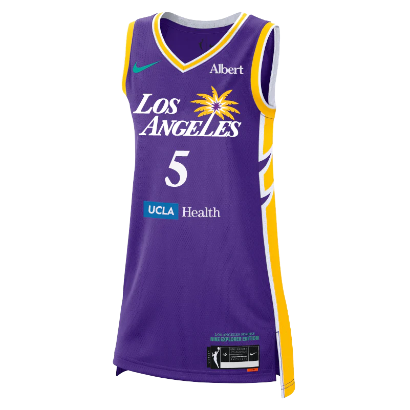 LA SPARKS DEARICA HAMBY NIKE PURPLE EXPLORER JERSEY – TEAM LA Store