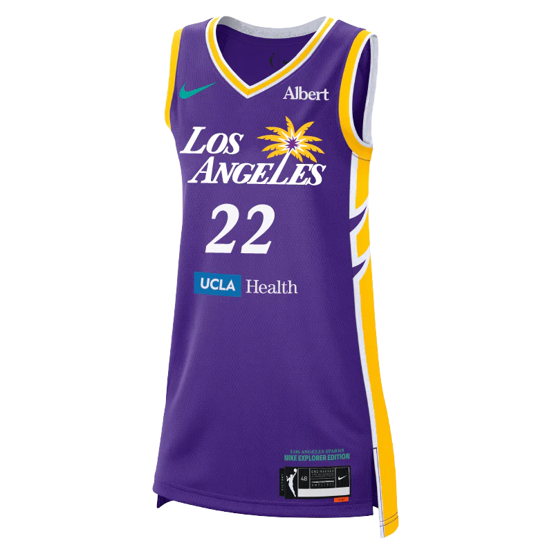 LA SPARKS CAMERON BRINK NIKE PURPLE EXPLORER JERSEY