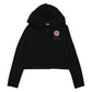 LA Sparks New Era Black Women's Crop Full Zip Jacket