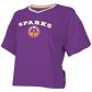 Sparks Stadium Essentials WNBA Roar Purple Cropped T-Shirt