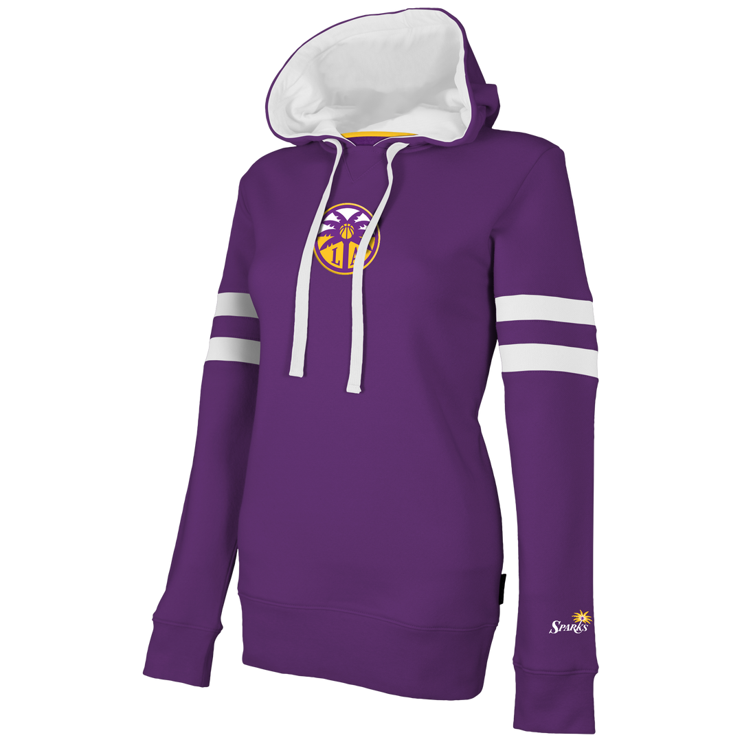 Sparks Women Stadium Essentials NBA Road Game Fleece Purple Hoodie