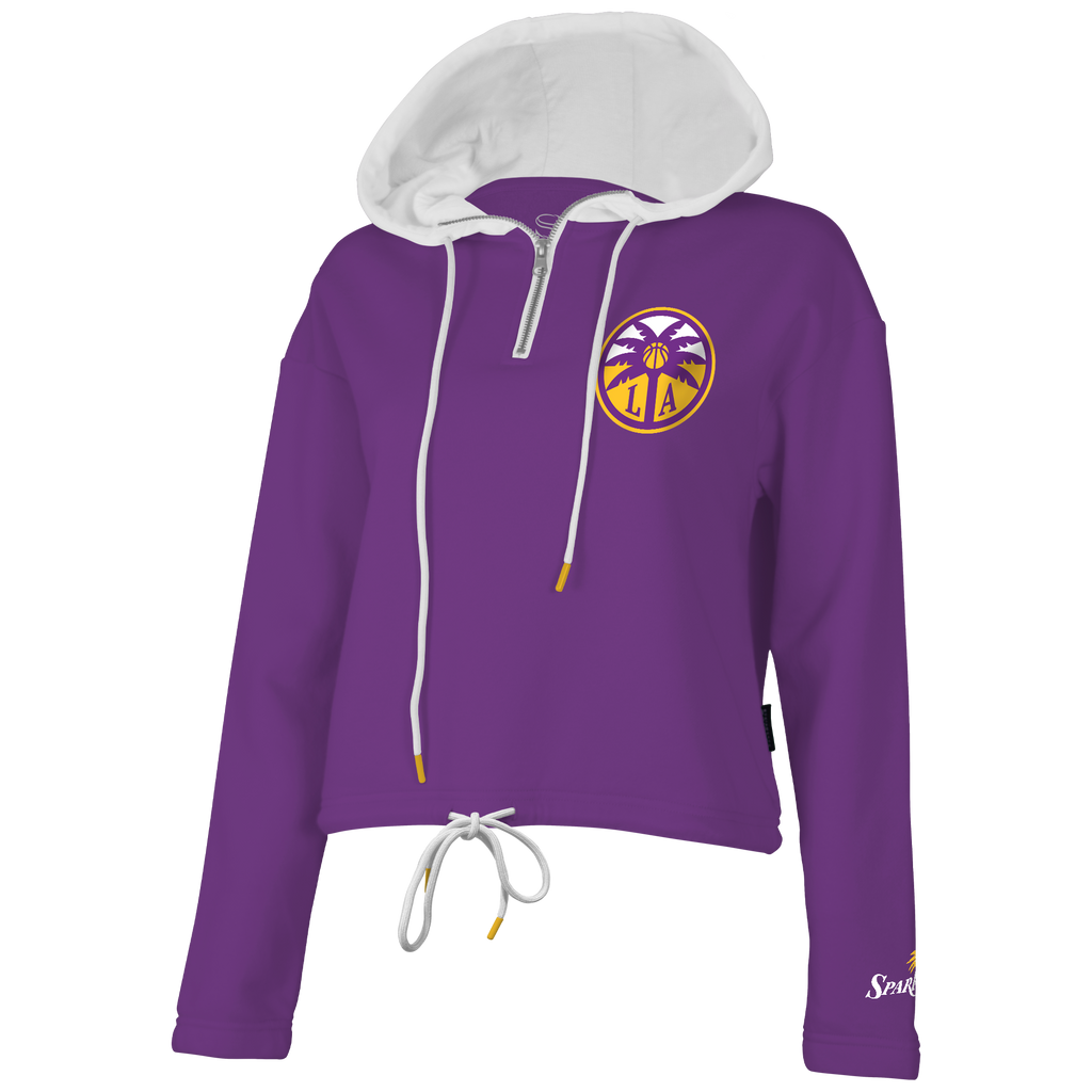 LANA ARENA Street Princess アリーナ パーカー Sparks Women Stadium Essentials NBA Game Plan Quarter Zip Purple