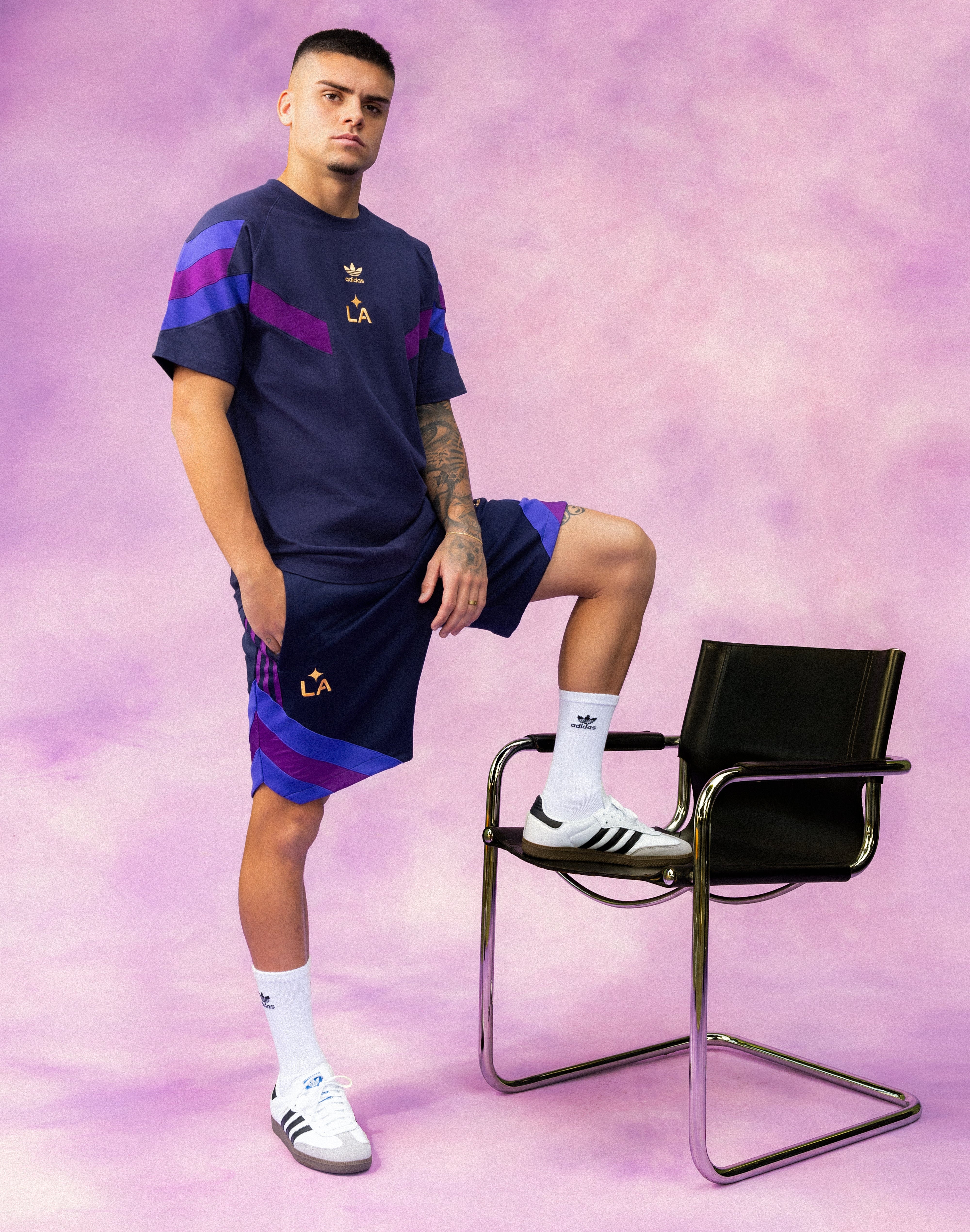 LA Galaxy adidas 2025 Originals Purple Shorts – TEAM LA Store