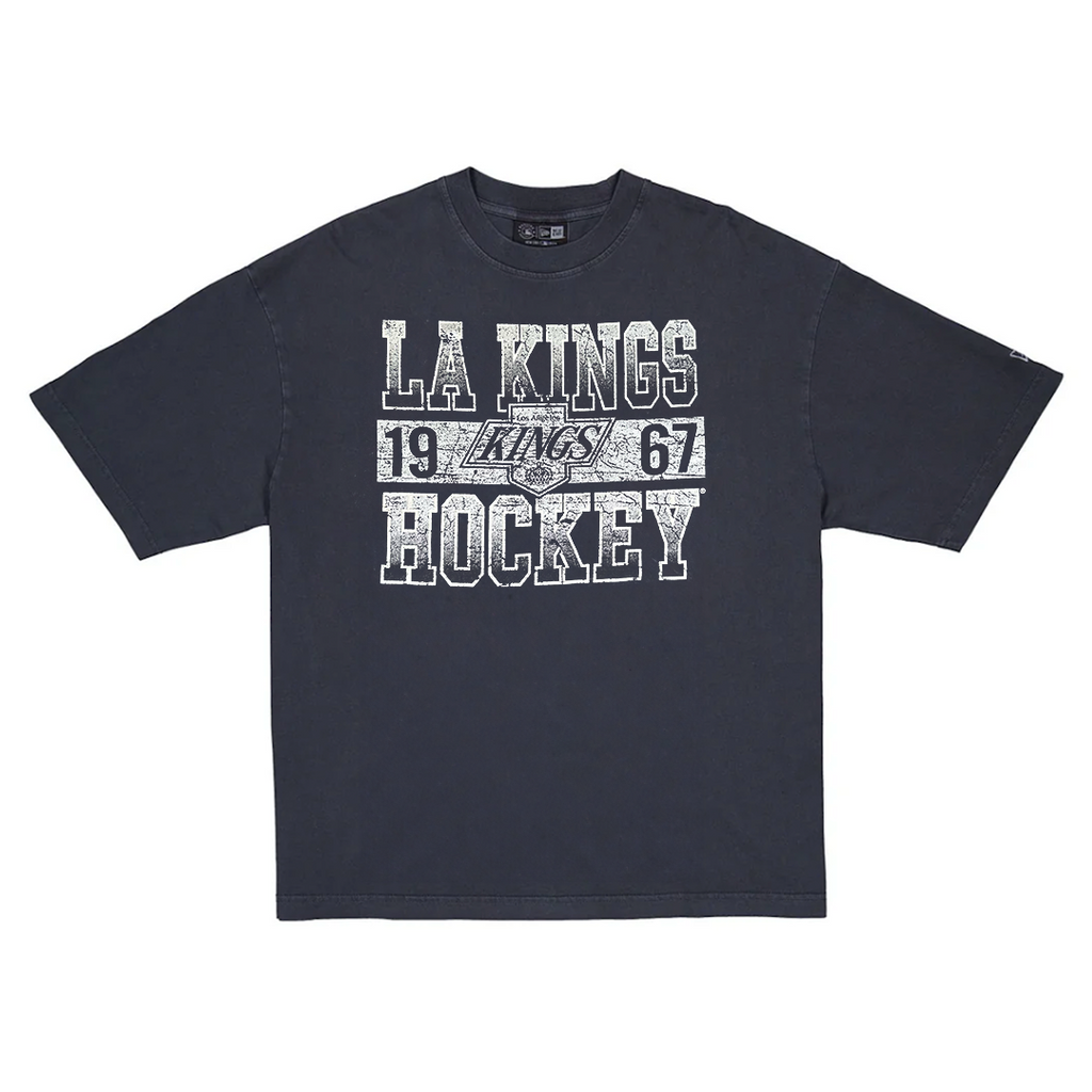 LA Kings New Era Acid Wash Est. Year Black T Shirt