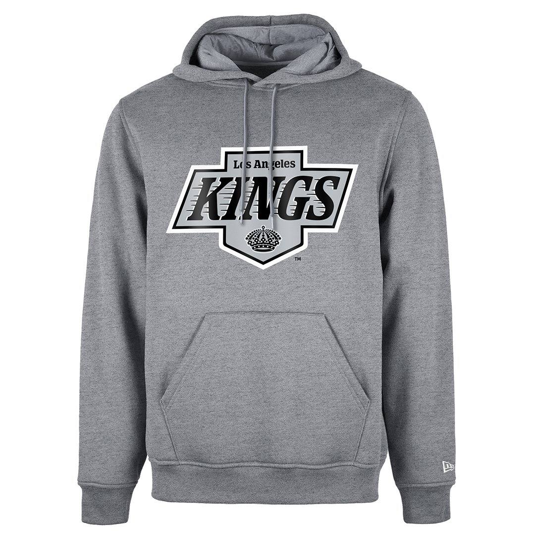 Kings New Era Gray 2024 Primary Logo Hoodie