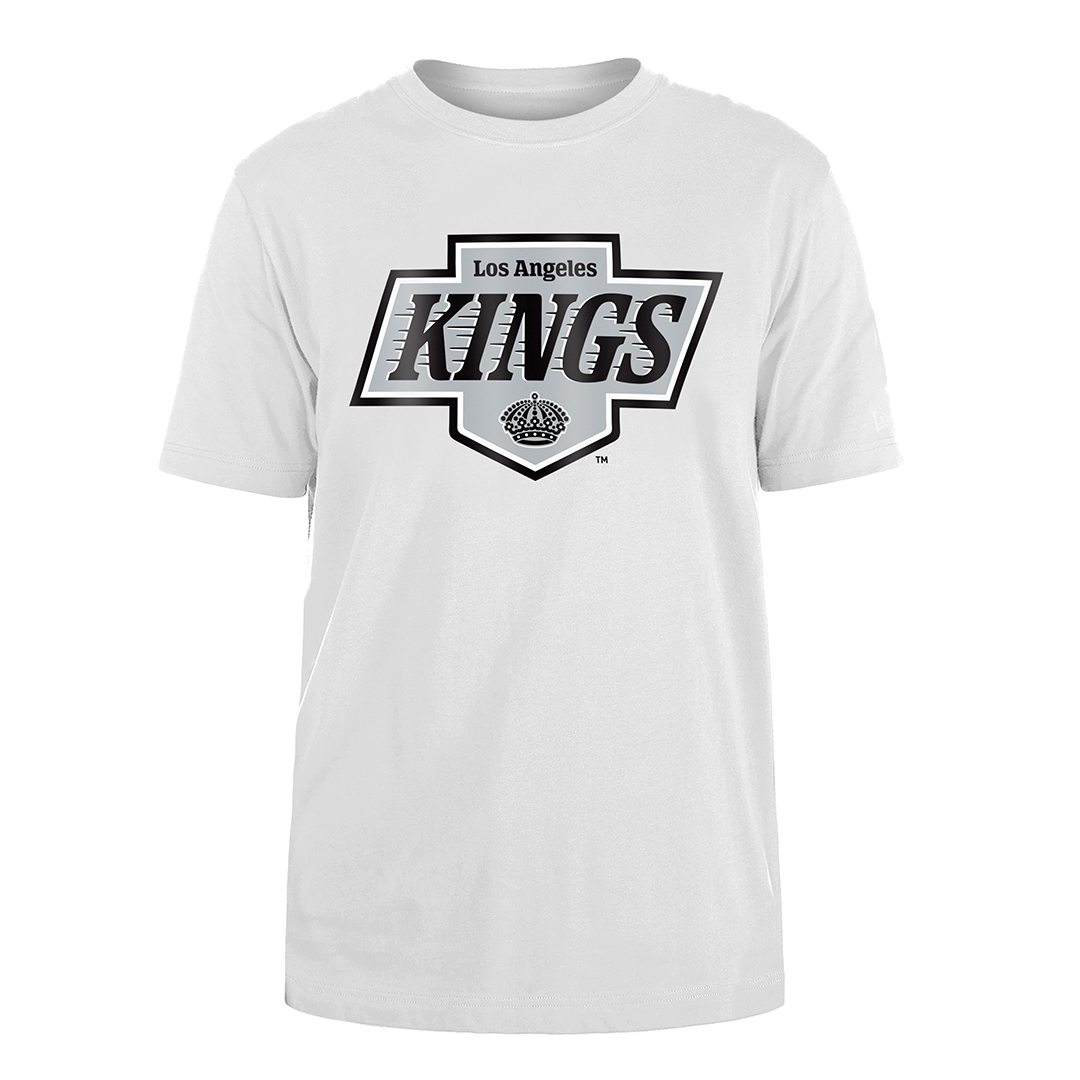 LA Kings New Era Primary Logo White Short Sleeve T-Shirt