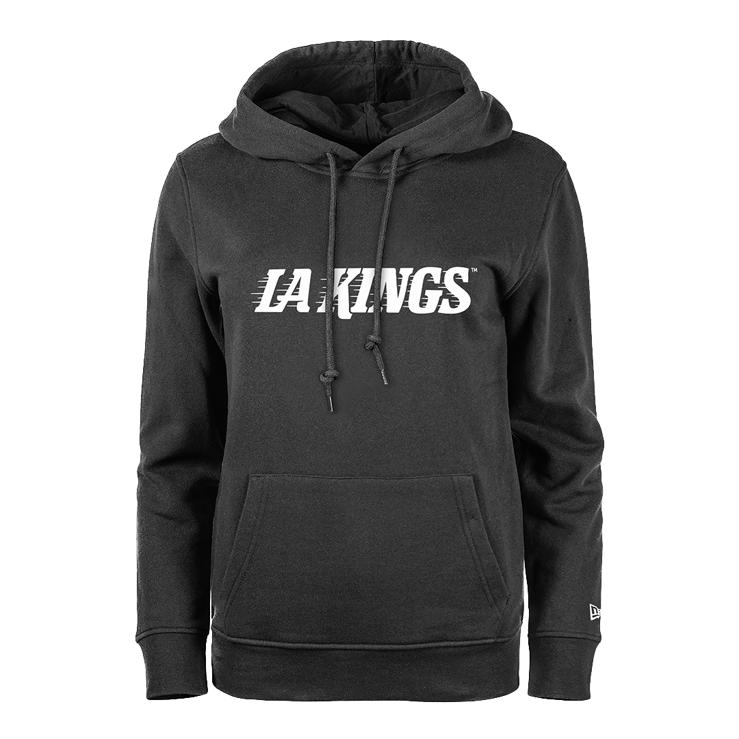 Kings New Era Black Wordmark Logo Hoodie