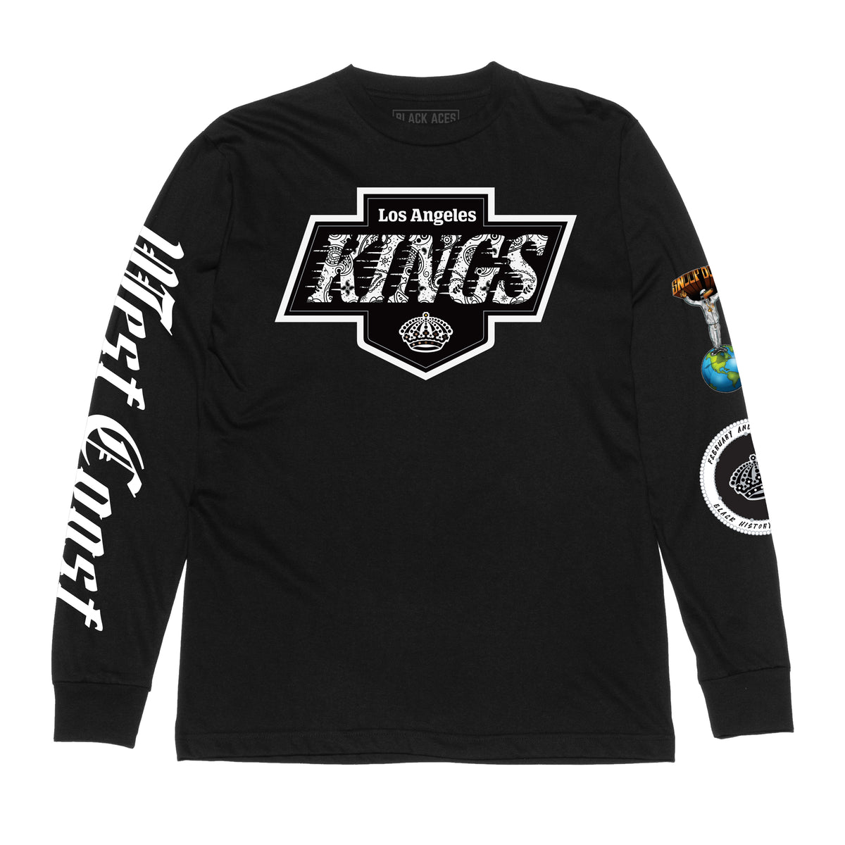 LA KINGS BLACK HISTORY MONTH 2025 LONG SLEEVE TEE