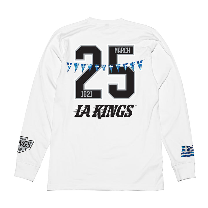 LA KINGS GREEK NIGHT LONG SLEEVE T-SHIRT
