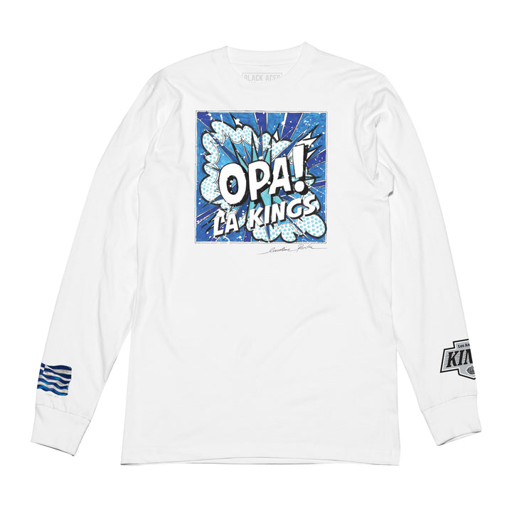 LA KINGS GREEK NIGHT LONG SLEEVE T-SHIRT