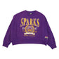 LA Sparks New Era Purple Women's Throwback Crewneck