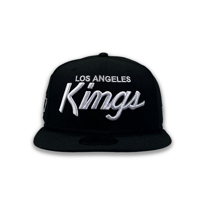 LA Kings 950 Script w/ Side Hit Black Snapback Hat