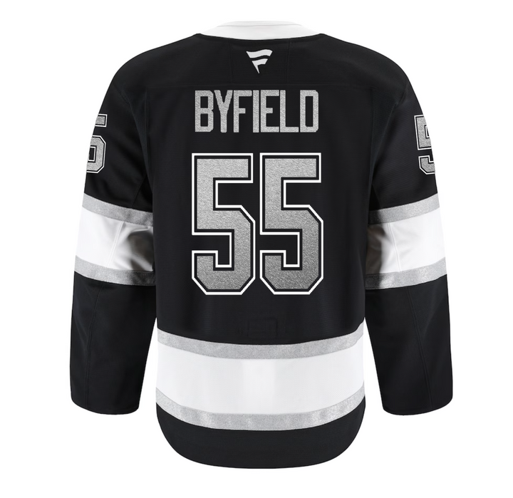 LA Kings Quinton Byfield Authentic Pro Home Jersey