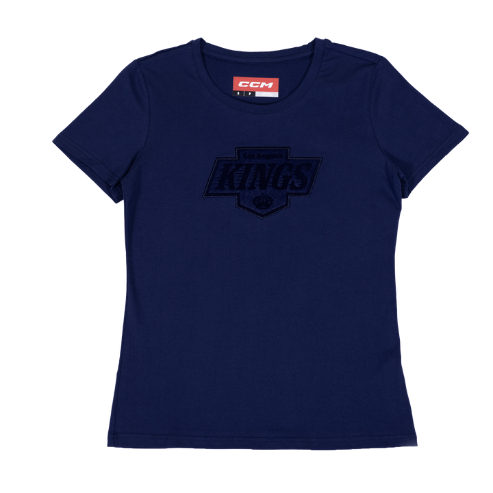 LA Kings Womens Chevy Logo Blue Short Sleeve Tee