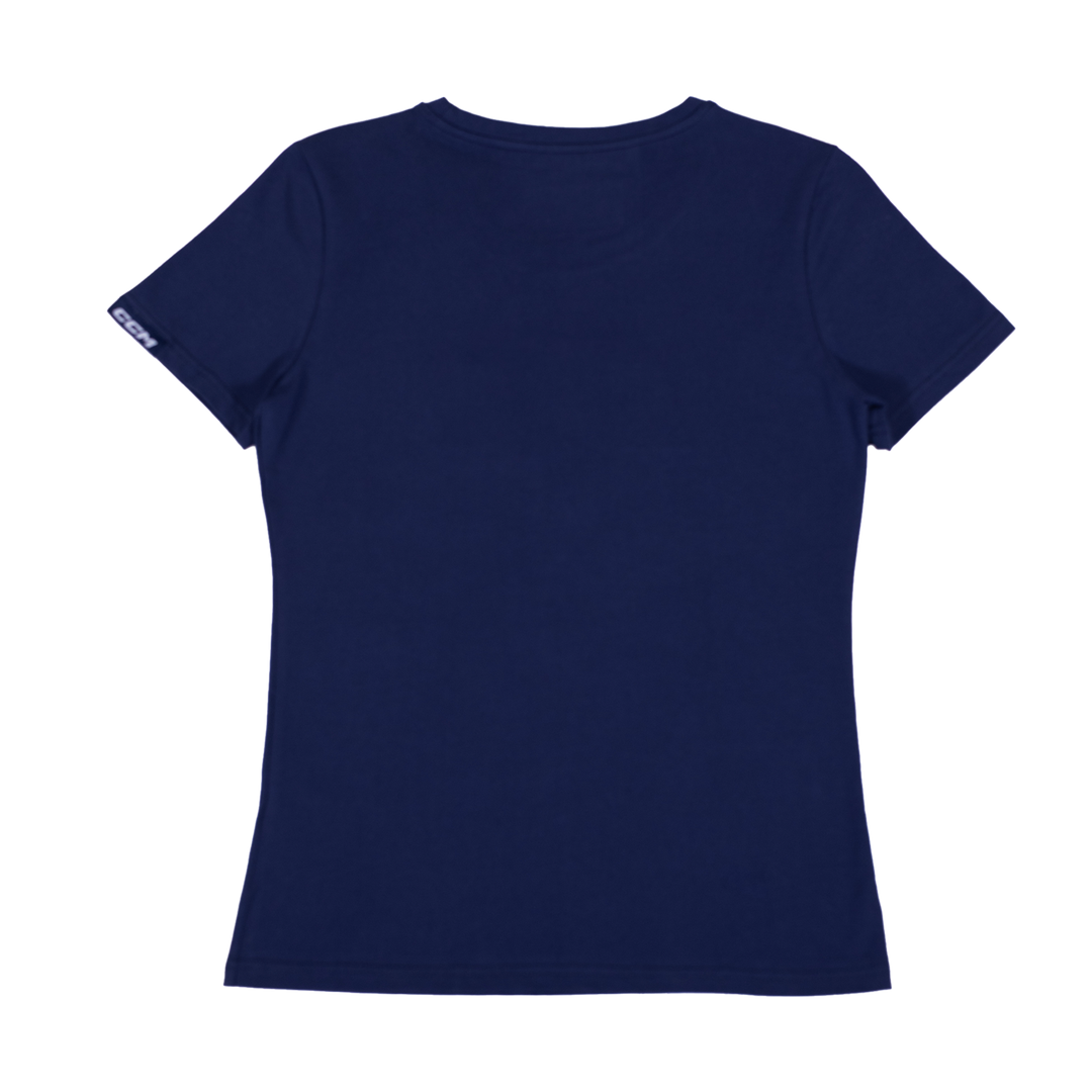 LA Kings Womens Chevy Logo Blue Short Sleeve Tee