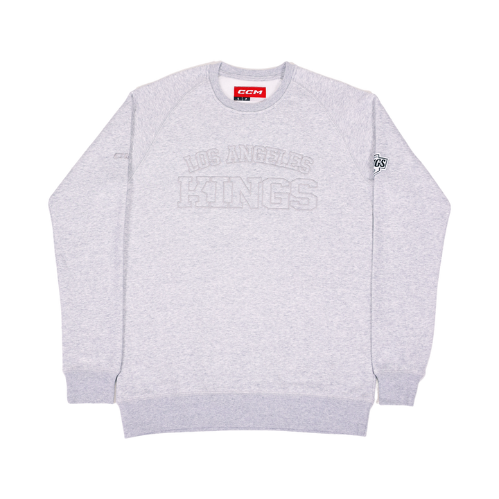 LA Kings CCM Grey Fleece Crewneck