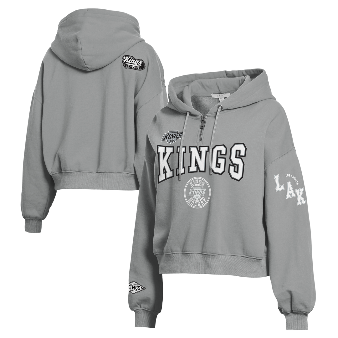 LA Kings wEAr by Erin Andrews Pullover Patch Hoodie