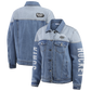 LA KINGS WEAR BY ERIN ANDREWS DENIM BUTTON DOWN JACKET