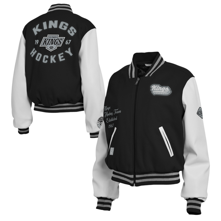 LA Kings wEAr by Erin Andrews Varsity Jacket