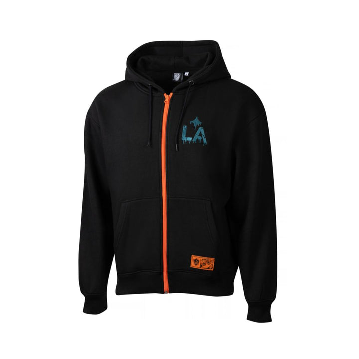 LA Galaxy Unisex Cozmo Zombie Zip-up Hoodie - Black