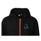 LA Galaxy Unisex Cozmo Zombie Zip-up Hoodie - Black