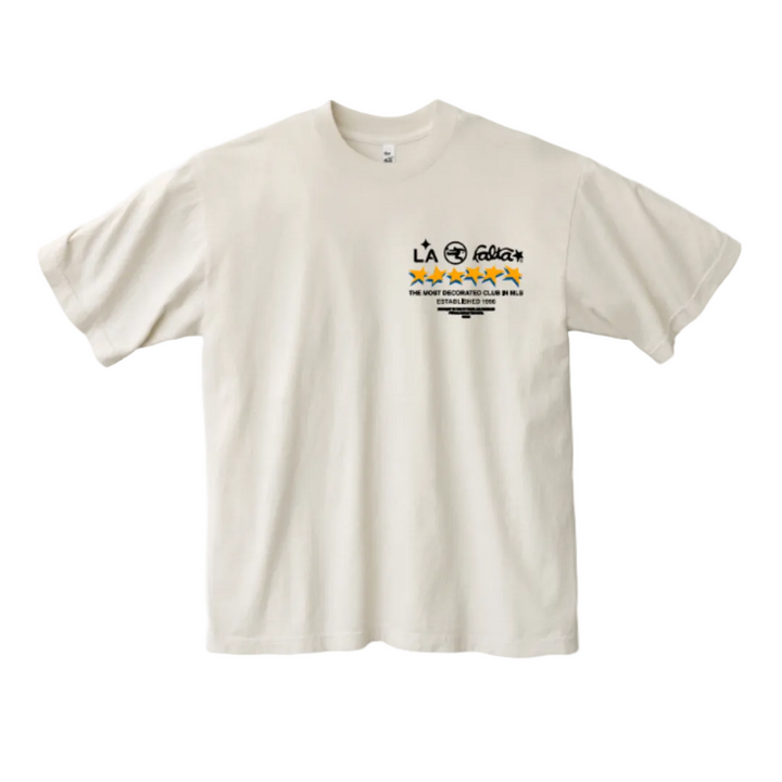 LA Galaxy Men's LA Standard x FALTA Short Sleeve Tee - Cream