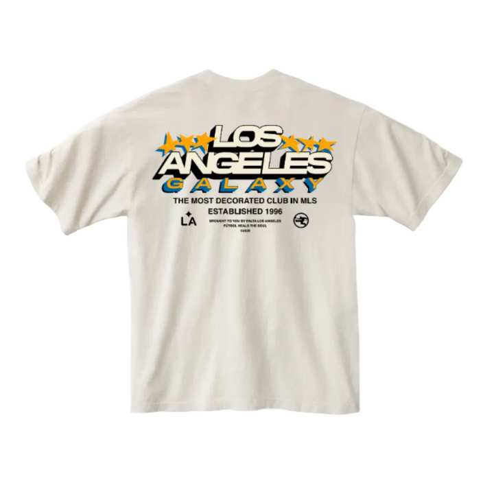 LA Galaxy Men's LA Standard x FALTA Short Sleeve Tee - Cream