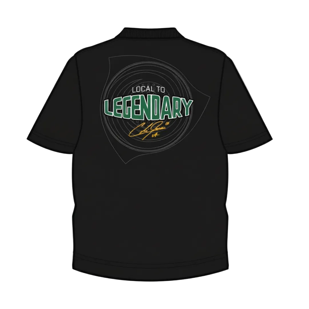 LA Galaxy Men's Cobi Legendary Short Sleeve Black Tee